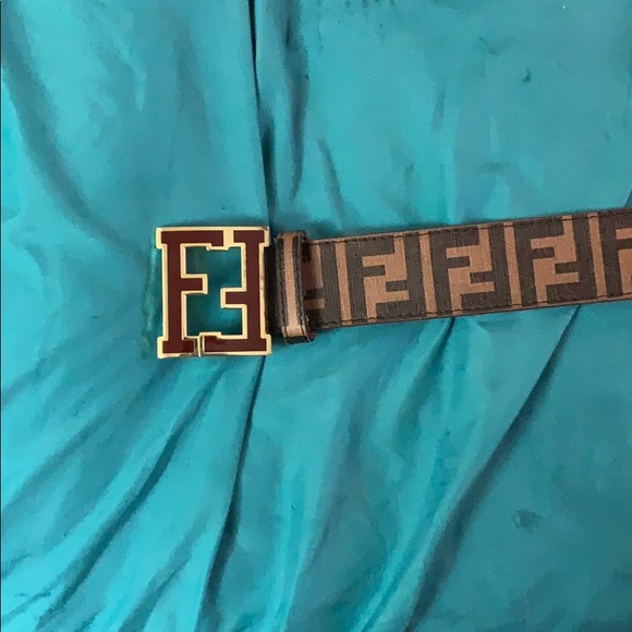 fendi belt double f